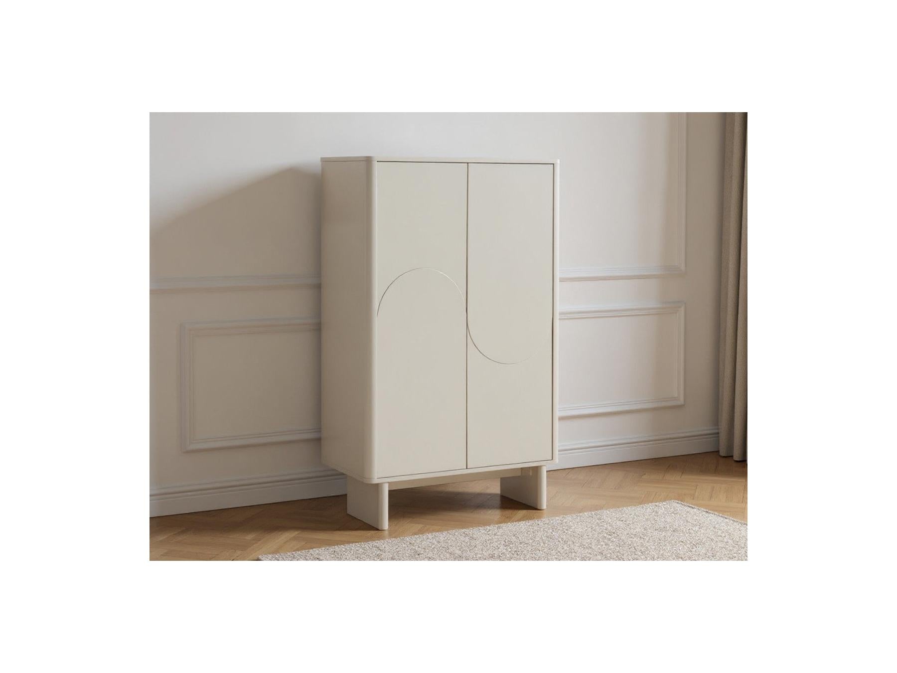 Esteban - Tall Sideboard 2 Doors - Geometric Shapes