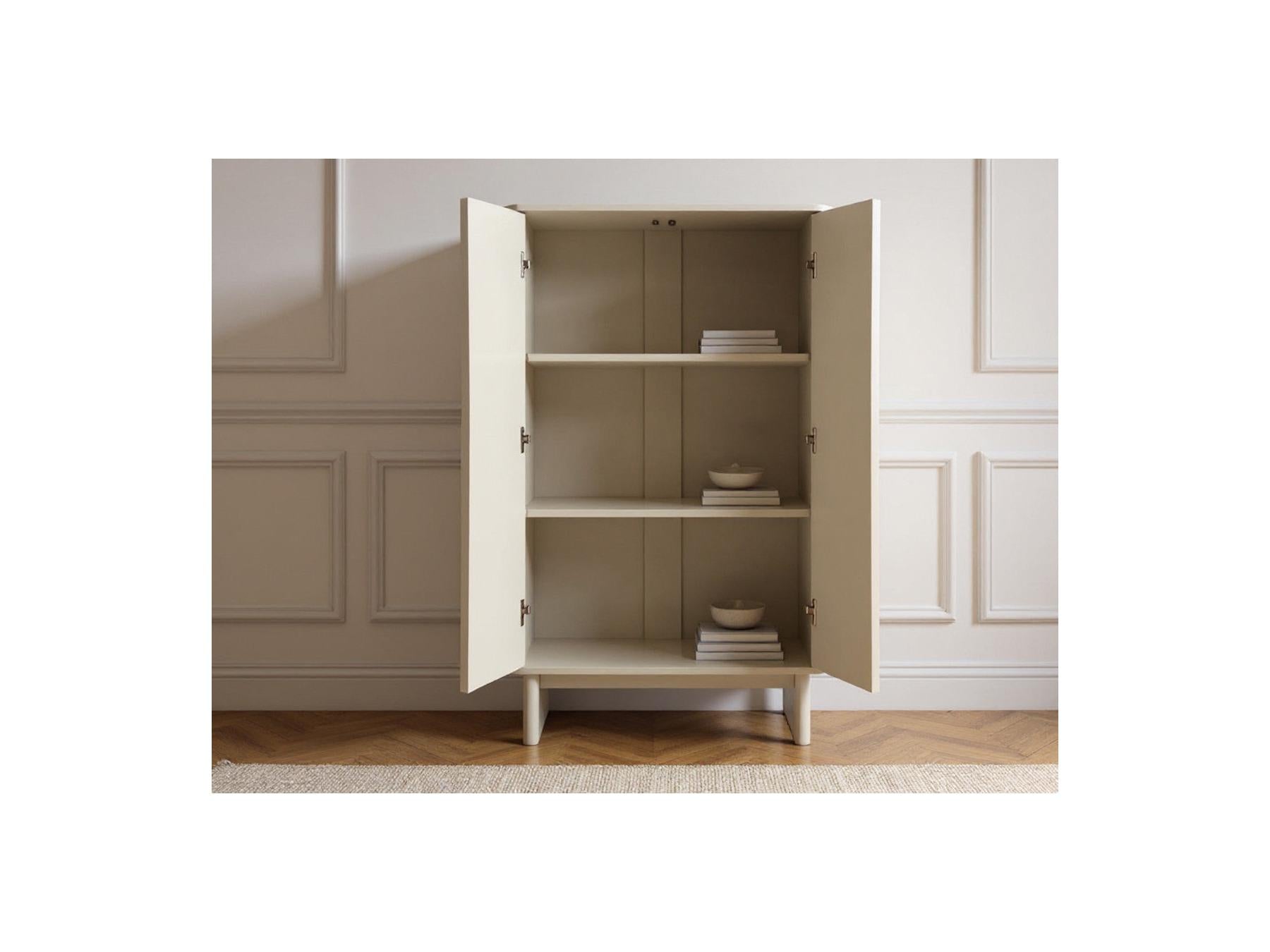 Esteban - Tall Sideboard 2 Doors - Geometric Shapes