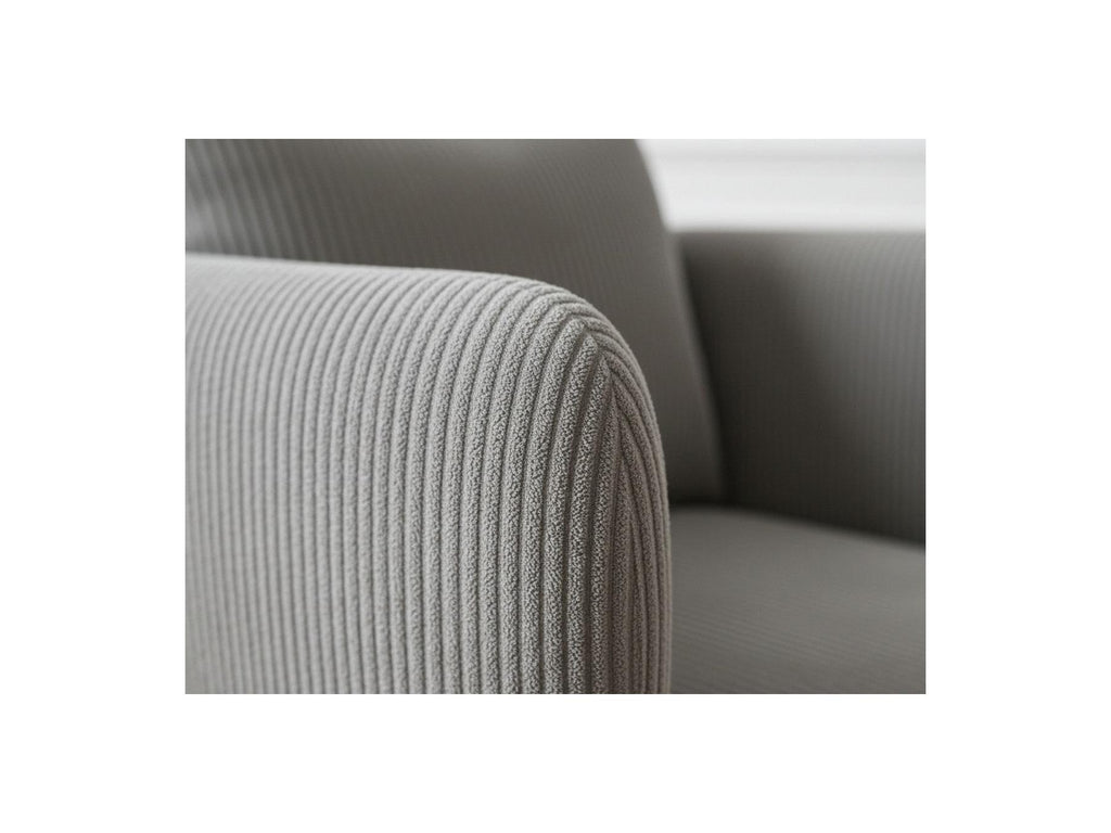Gabin - Fauteuil De Table - Tissu Velours Côtelé