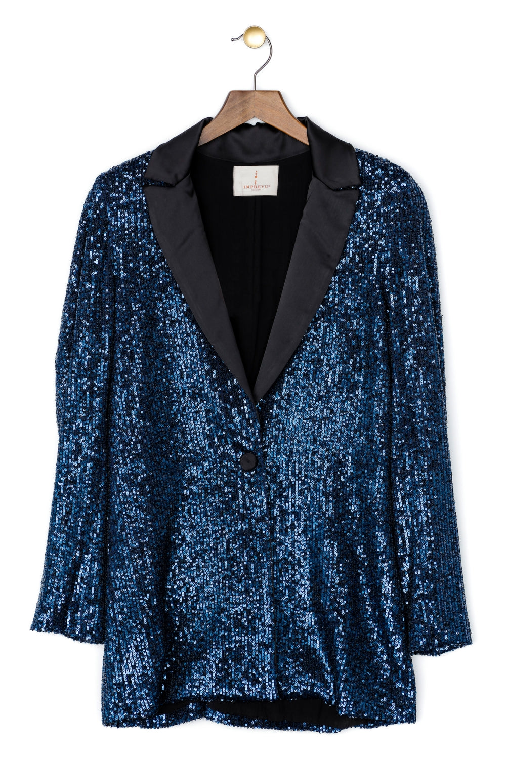 The Blondie Glitter Blue Blazer