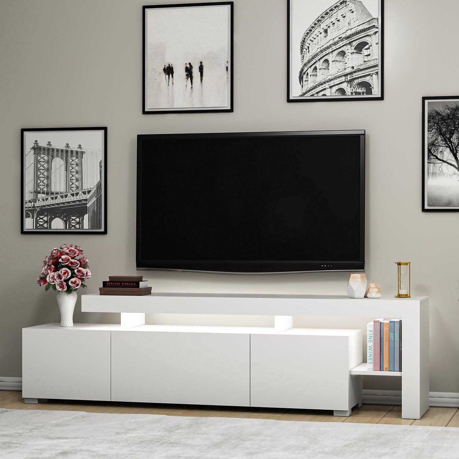 Meubles Tv Beliz - Blanc