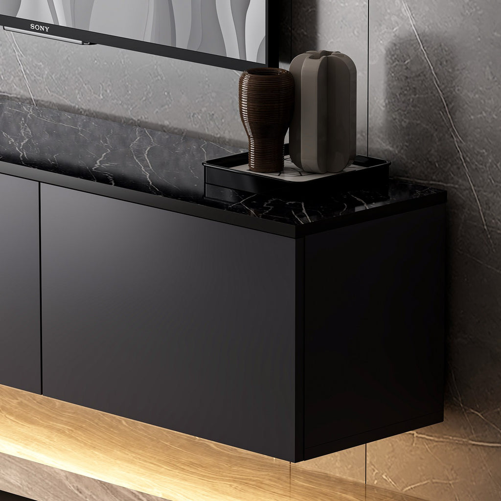 Meubles Tv Néon Lumineux - Anthracite