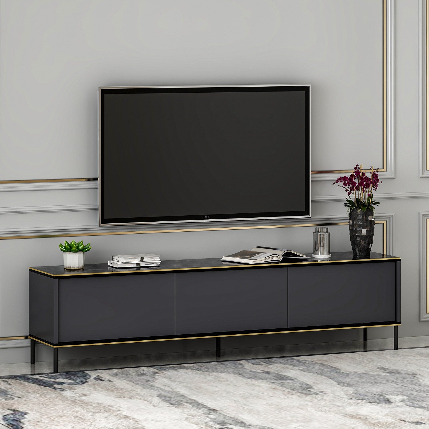 Meubles Tv Imaj - Anthracite
