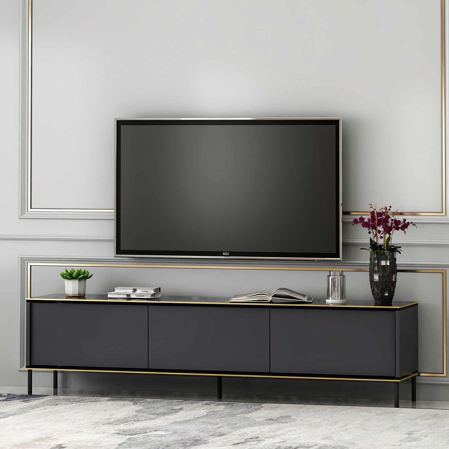 Meubles Tv Imaj - Anthracite