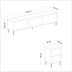 Meubles Tv Imaj - Anthracite