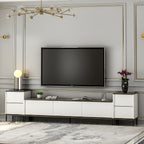 Meubles Tv Imaj - Blanc / Noir / Doré