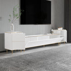 Meubles Tv Imaj - Marbre Blanc / Doré