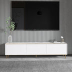 Meubles Tv Imaj - Marbre Blanc / Doré