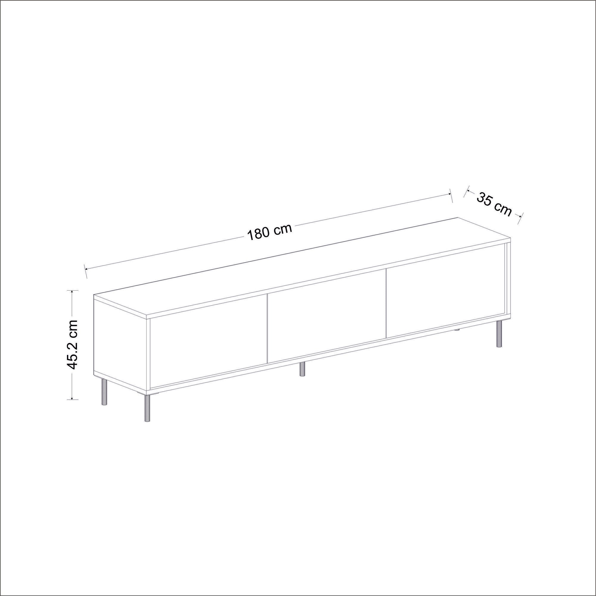 Meubles Tv Imaj - Blanc