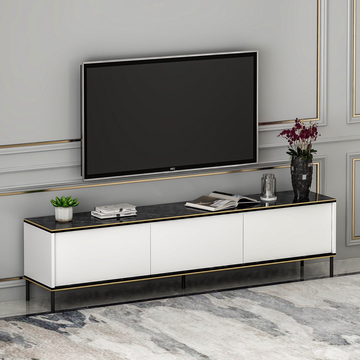 Meubles Tv Imaj - Blanc