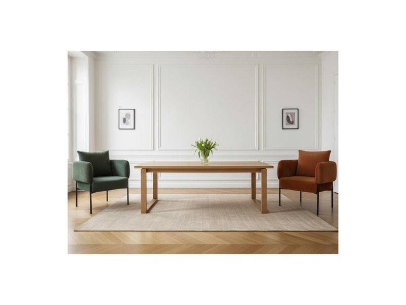 Marin - Mesa de Comedor - Color Roble