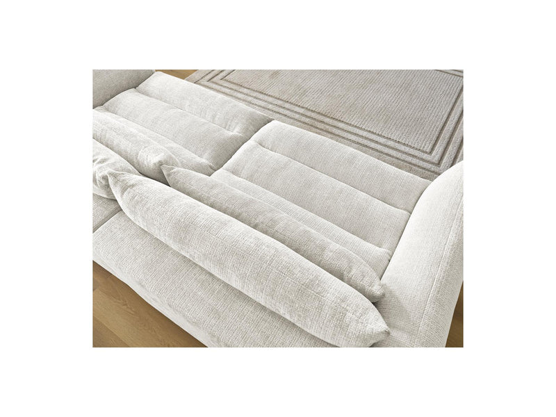 Canapé Droit Fixe 3 Places - Neil - Tissu Texturé