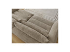Neil - Canapé Droit Fixe 3 Places - Tissu Texturé