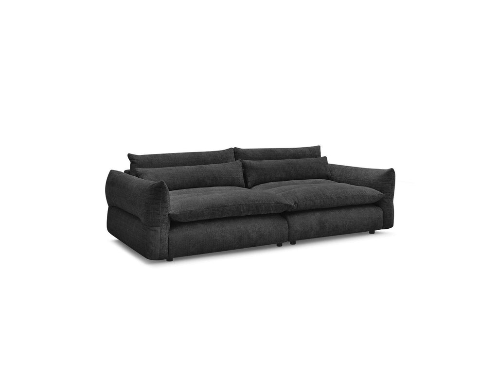 Neil - Canapé Droit Fixe 3 Places - Tissu Texturé