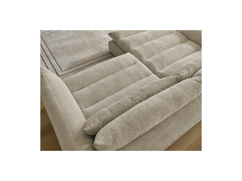 Canapé D'Angle Fixe - Neil - Tissu Texturé - Angle Gauche