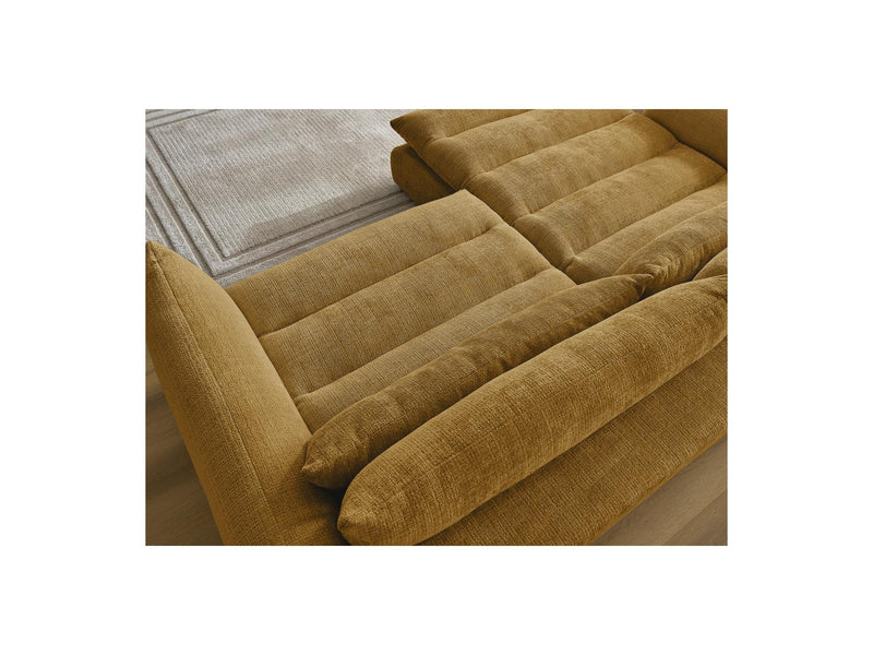 Canapé D'Angle Fixe - Neil - Tissu Texturé - Angle Gauche