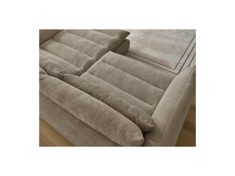 Canapé D'Angle Fixe - Neil - Tissu Texturé - Angle Droit