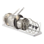 Soporte Extensible para Tapas y Sartenes - Tower - Blanco