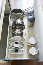 Soporte Extensible para Tapas y Sartenes - Tower - Blanco