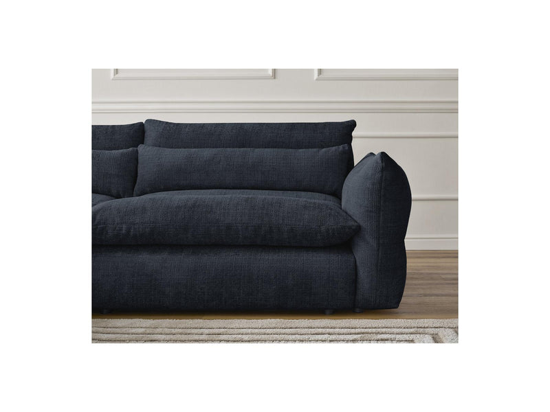 Canapé D'Angle Fixe - Neil - Tissu Texturé - Angle Gauche