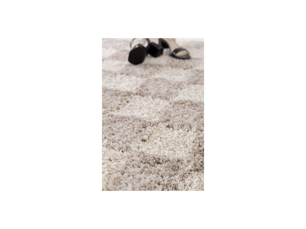 Damian - Alfombra de pelo largo - Motivos de cuadros