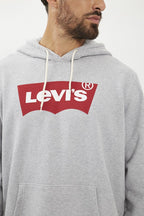 Levi'S ® Graphic Hoodie - Two Color Hearher Grey Sudadera Unisex 38424 0000