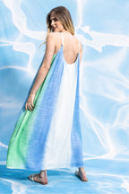 The Michèle Tie & Dye Blue Dress