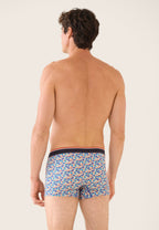 Boxer Marius Confetti En Coton - Bleu Nautique