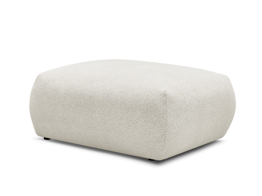 Voltaire - Pouf Carré - Tissu Chiné