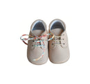 Mini-Arthur Soft Non-Slip Baby Slippers for Girls - Nude Pink Leather - Girl