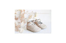 Mini-Arthur Soft Non-Slip Baby Slippers for Girls - Nude Pink Leather - Girl