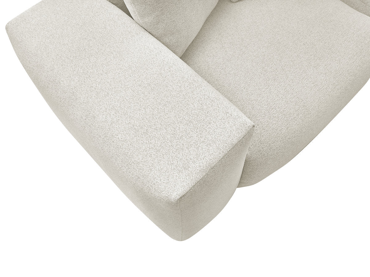 Voltaire - Canapé Droit Fixe Modulable - Tissu Chiné