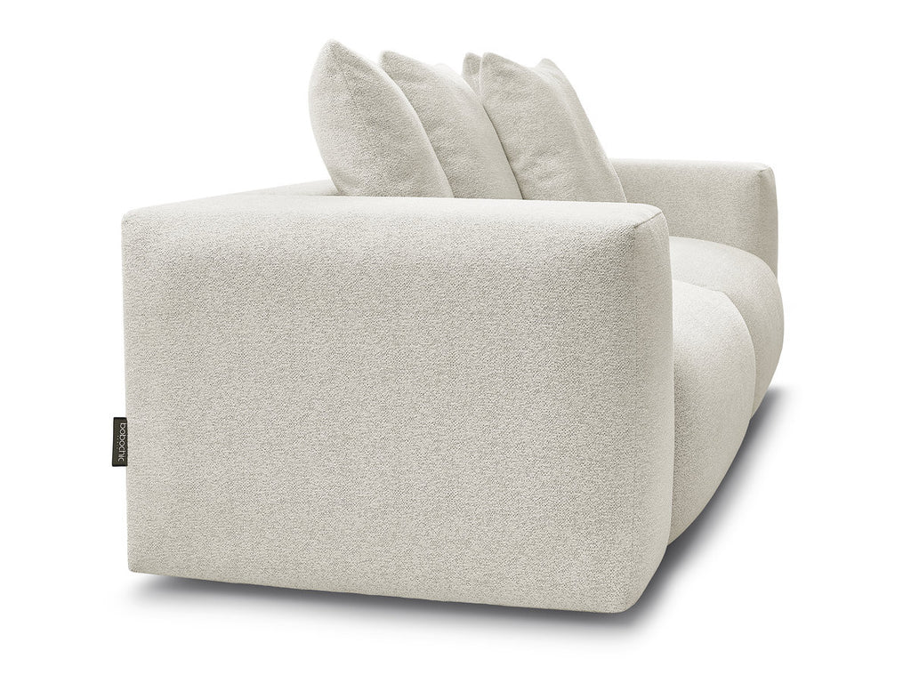Voltaire - Canapé Droit Fixe Modulable - Tissu Chiné