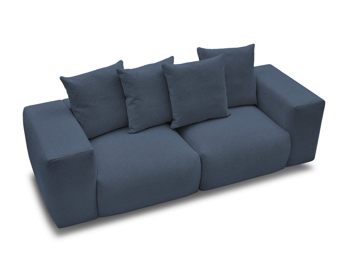 Voltaire - Canapé Droit Fixe Modulable - Tissu Chiné
