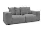 Voltaire - Canapé Droit Fixe Modulable - Tissu Chiné