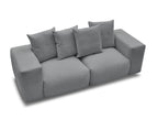 Voltaire - Canapé Droit Fixe Modulable - Tissu Chiné