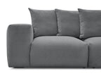Voltaire - Canapé Droit Fixe Modulable - Tissu Chiné