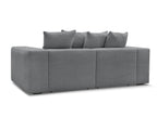 Voltaire - Canapé Droit Fixe Modulable - Tissu Chiné