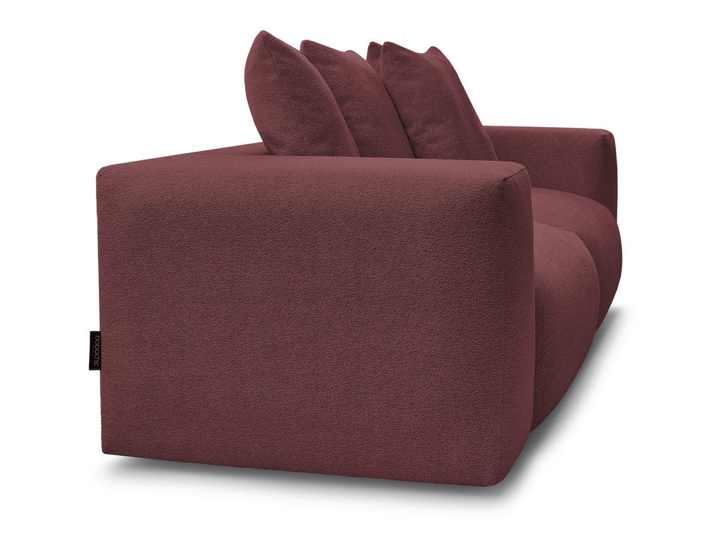 Voltaire - Canapé Droit Fixe Modulable - Tissu Chiné