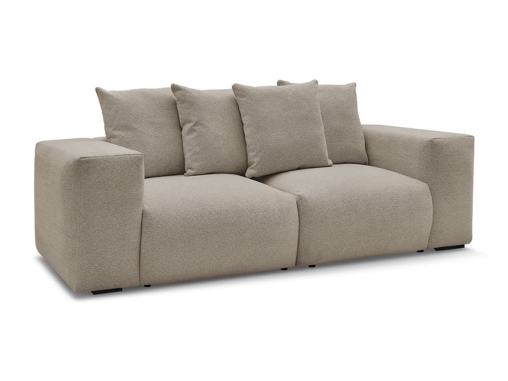 Voltaire - Canapé Droit Fixe Modulable - Tissu Chiné