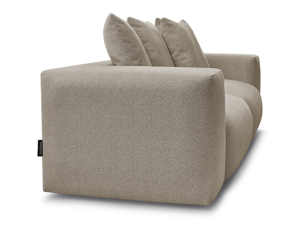 Voltaire - Canapé Droit Fixe Modulable - Tissu Chiné