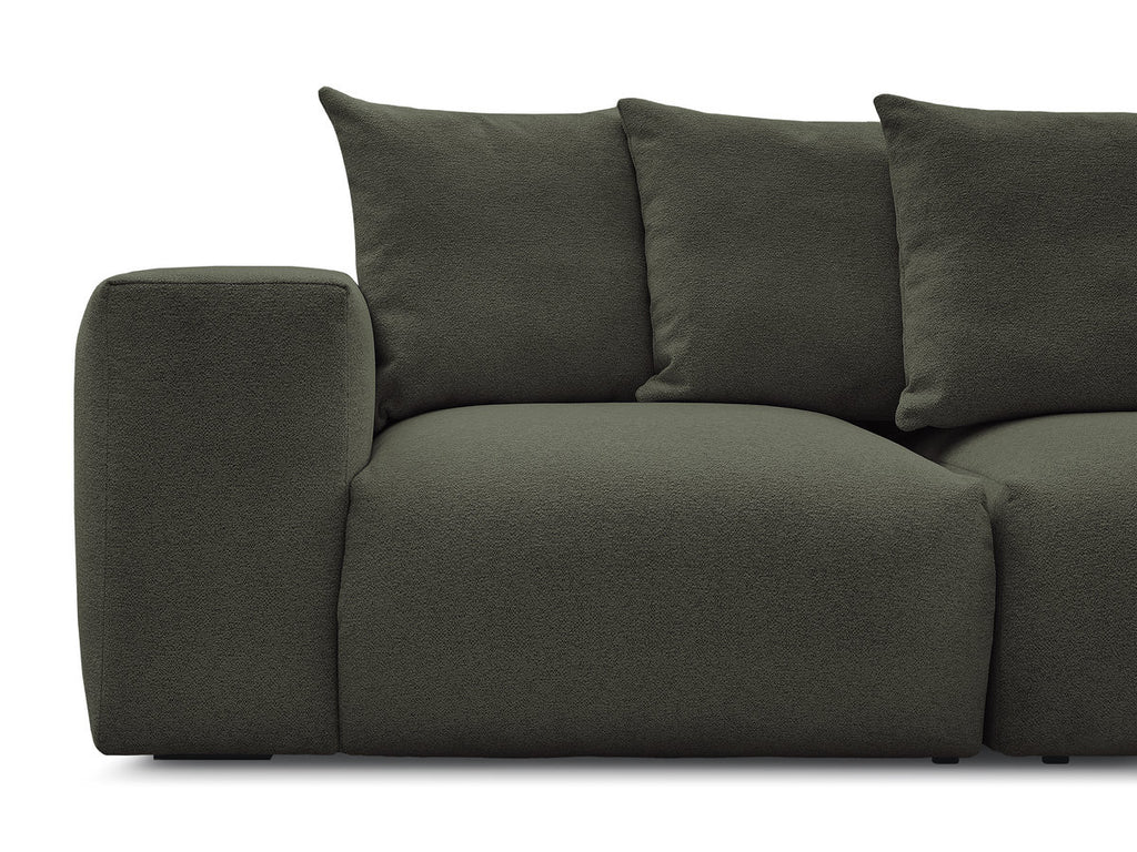 Voltaire - Canapé Droit Fixe Modulable - Tissu Chiné