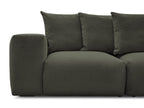Voltaire - Canapé Droit Fixe Modulable - Tissu Chiné