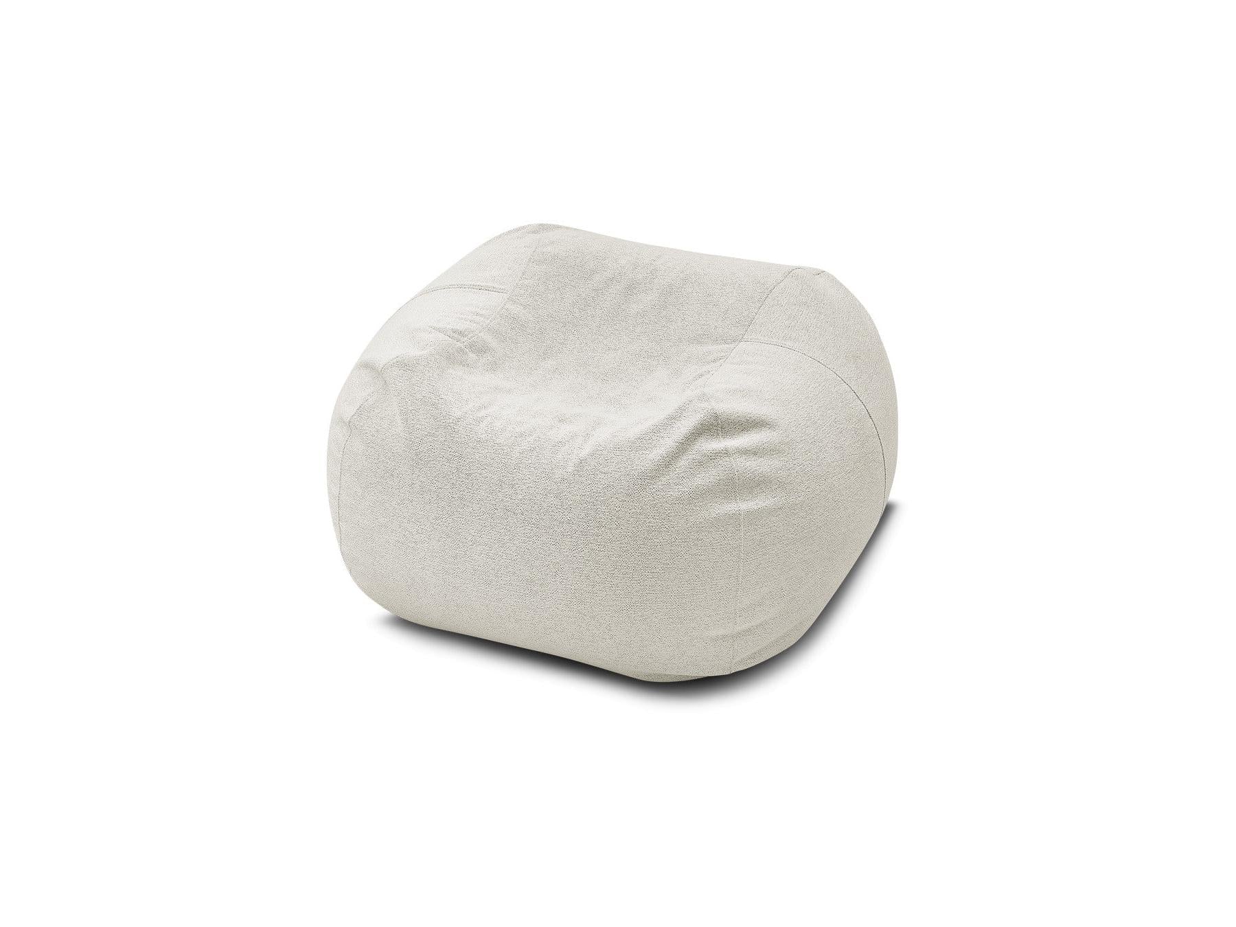 Voltaire - Pouf Ultra Moelleux - Tissu Chiné