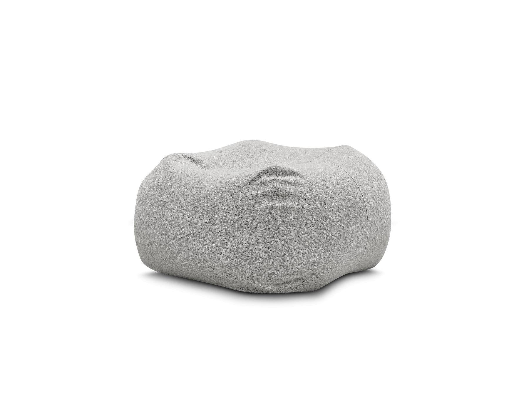 Voltaire - Pouf Ultra Moelleux - Tissu Chiné