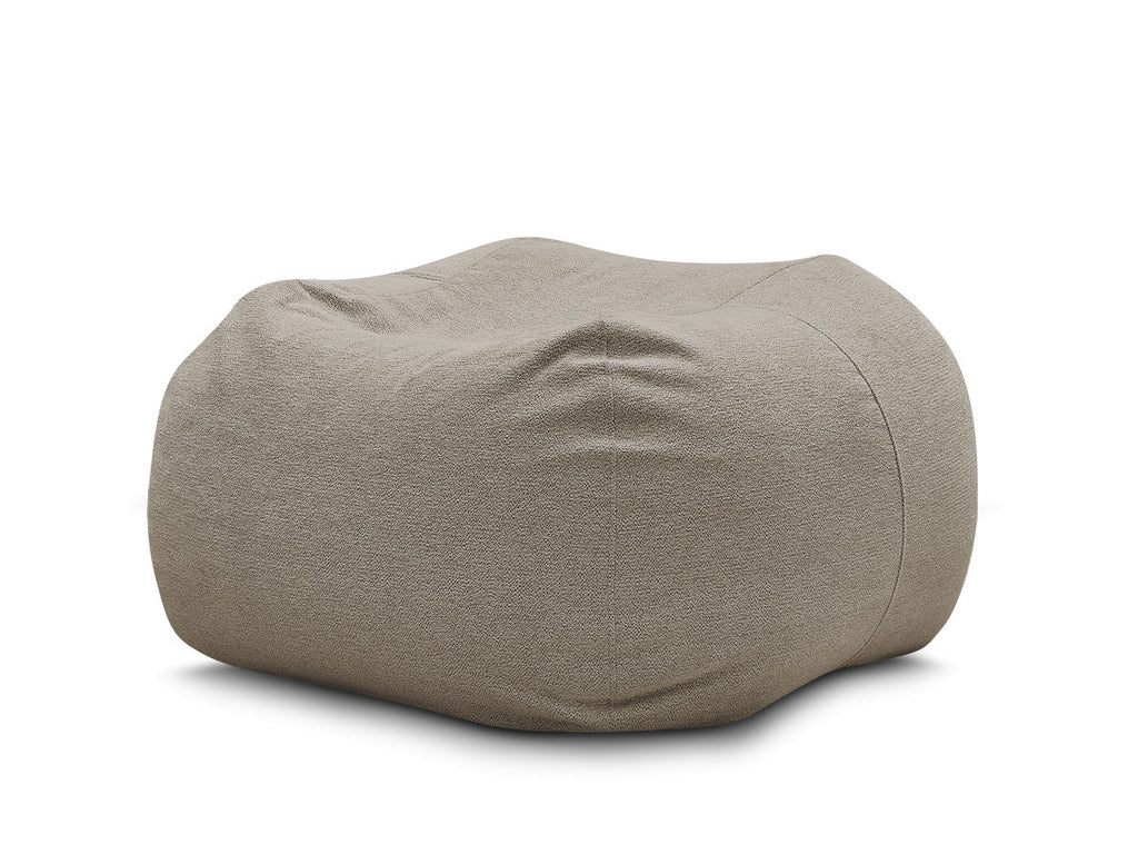 Voltaire - Pouf Ultra Moelleux - Tissu Chiné