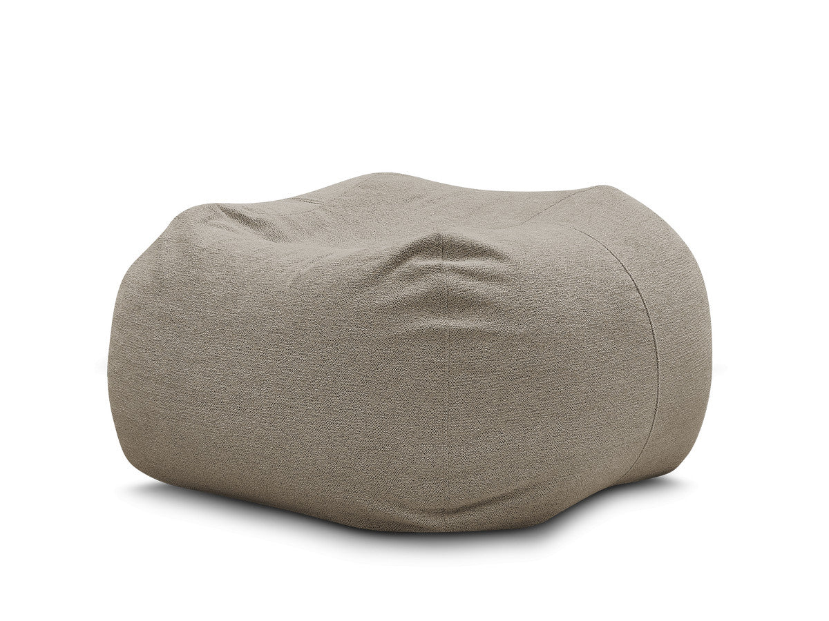 Voltaire - Pouf Ultra Moelleux - Tissu Chiné