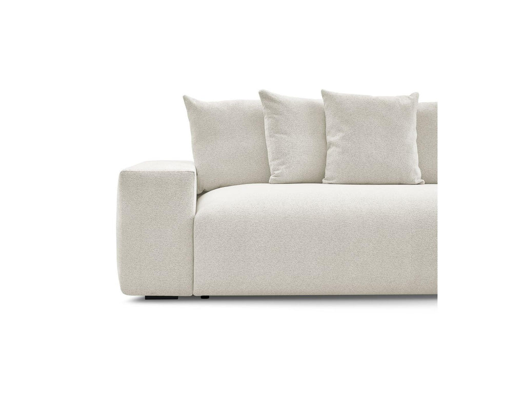 Voltaire - Canapé Droit Fixe 3 Places - Tissu Chiné