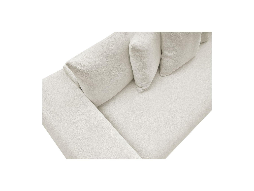 Voltaire - Canapé Droit Fixe 3 Places - Tissu Chiné