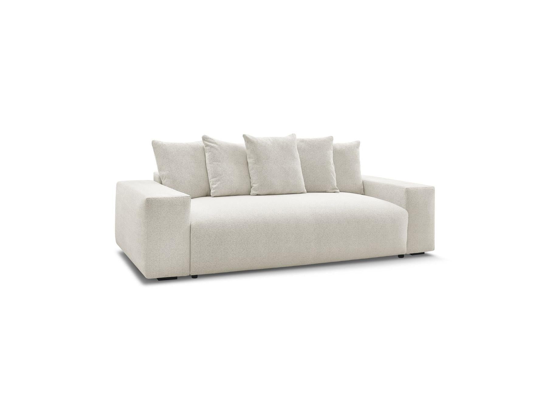 Voltaire - Canapé Droit Fixe 3 Places - Tissu Chiné